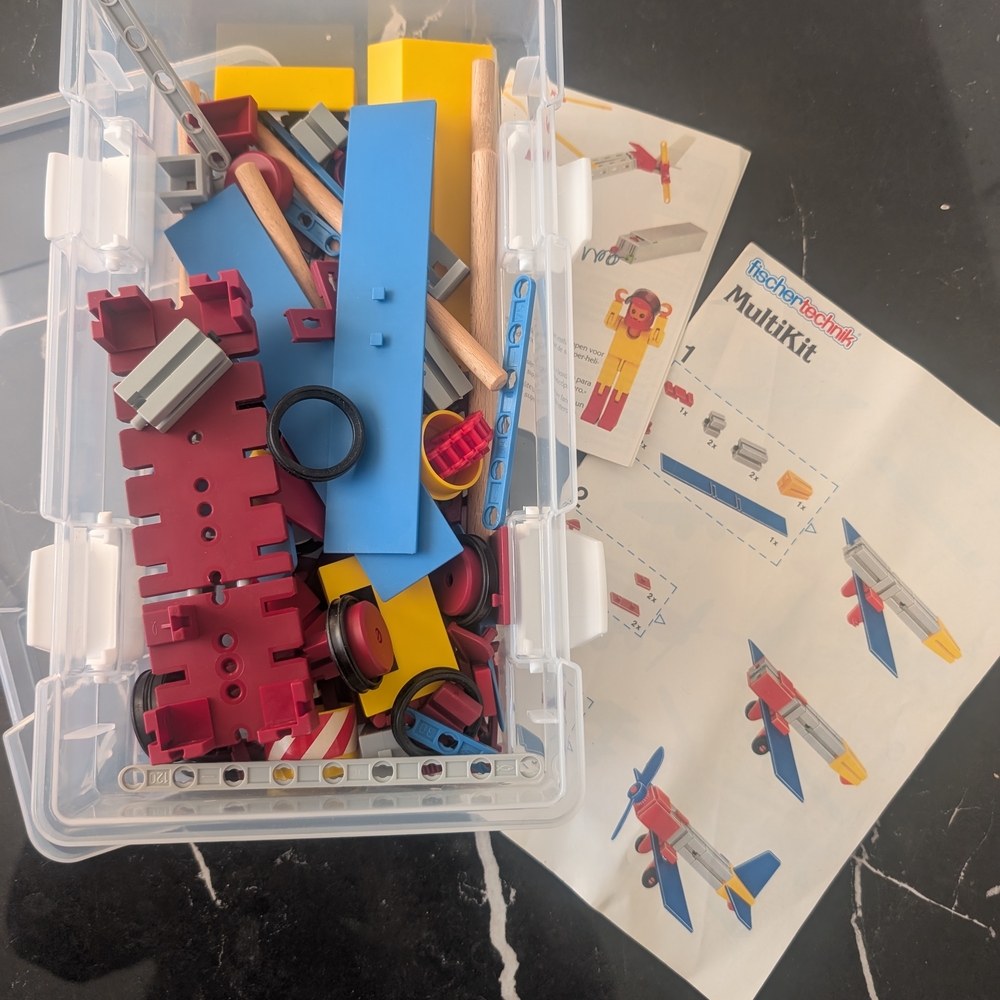 Vintage Fischer Technik multi kit Fischertechnik construction Toys